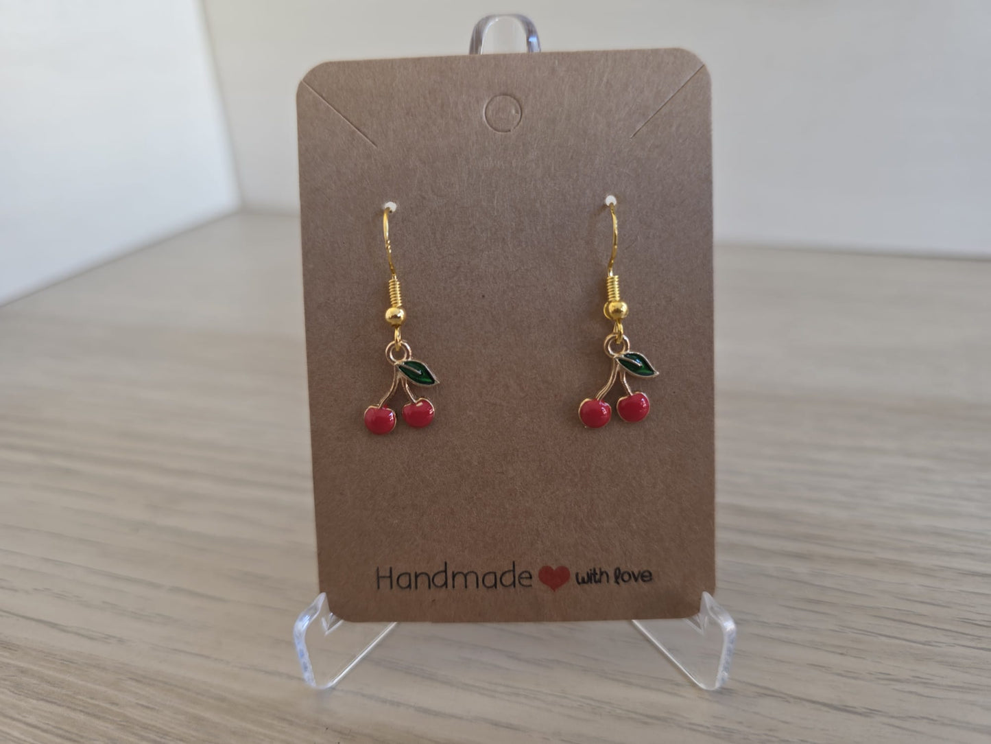 Cherry Dangly Earrings