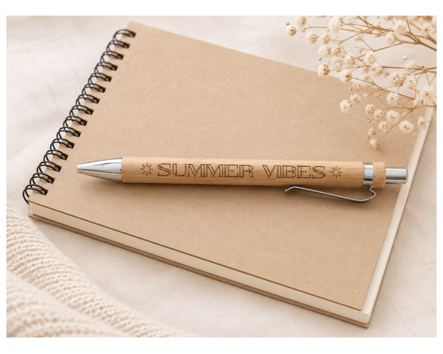 Custom Engraved Bamboo Pen