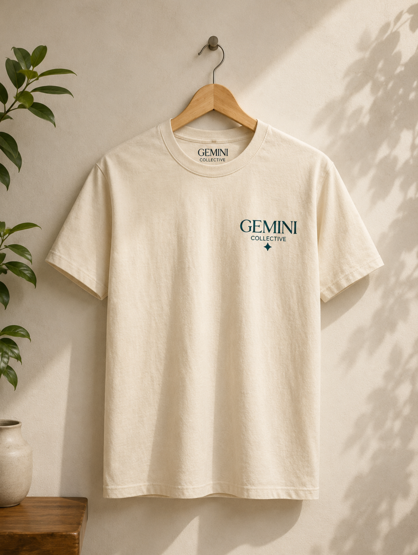 Gemini Bust Line Art T-Shirt