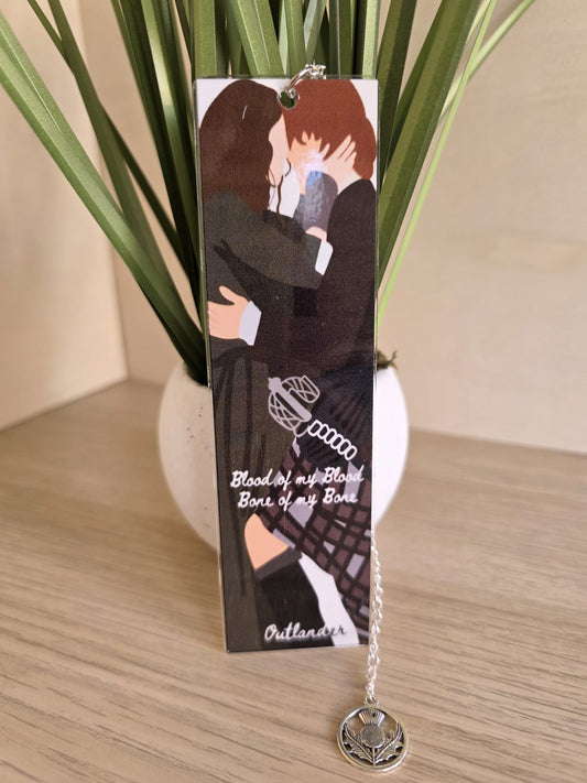 Scottish Romance Acrylic Bookmark - Blood of my Blood
