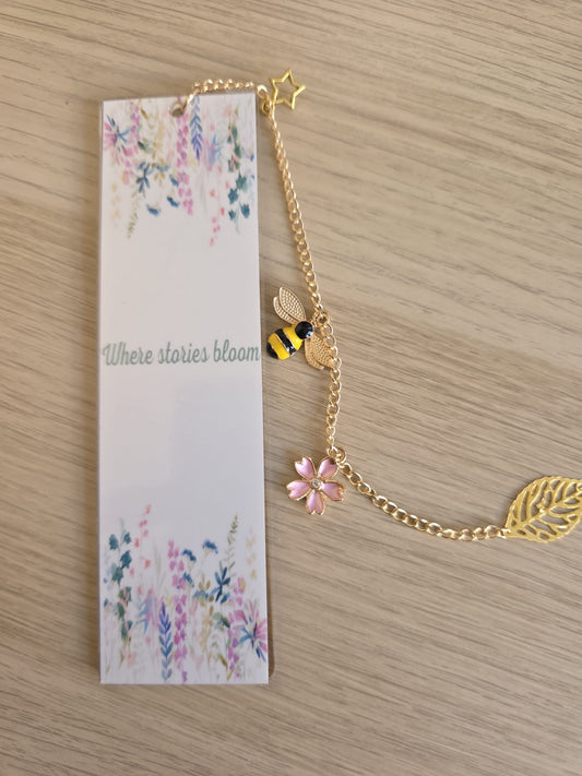 Floral Acrylic Bookmark - Where Stories Bloom