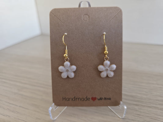 Flower Dangly Earrings