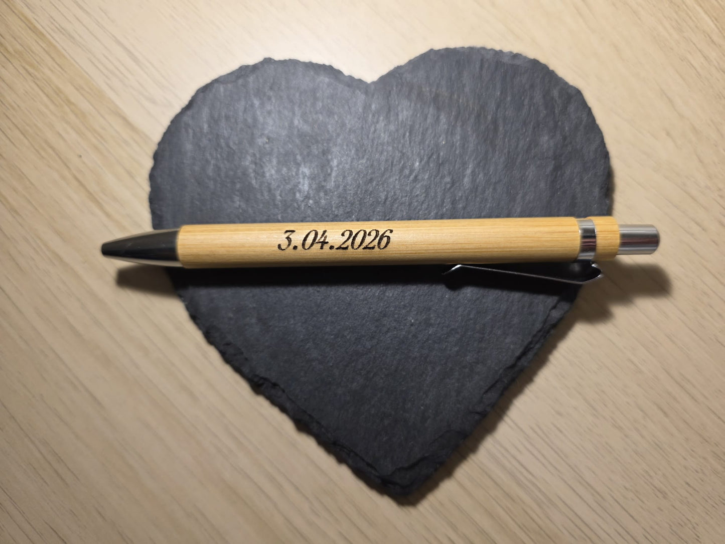 Personalised Engraved Bamboo Pen